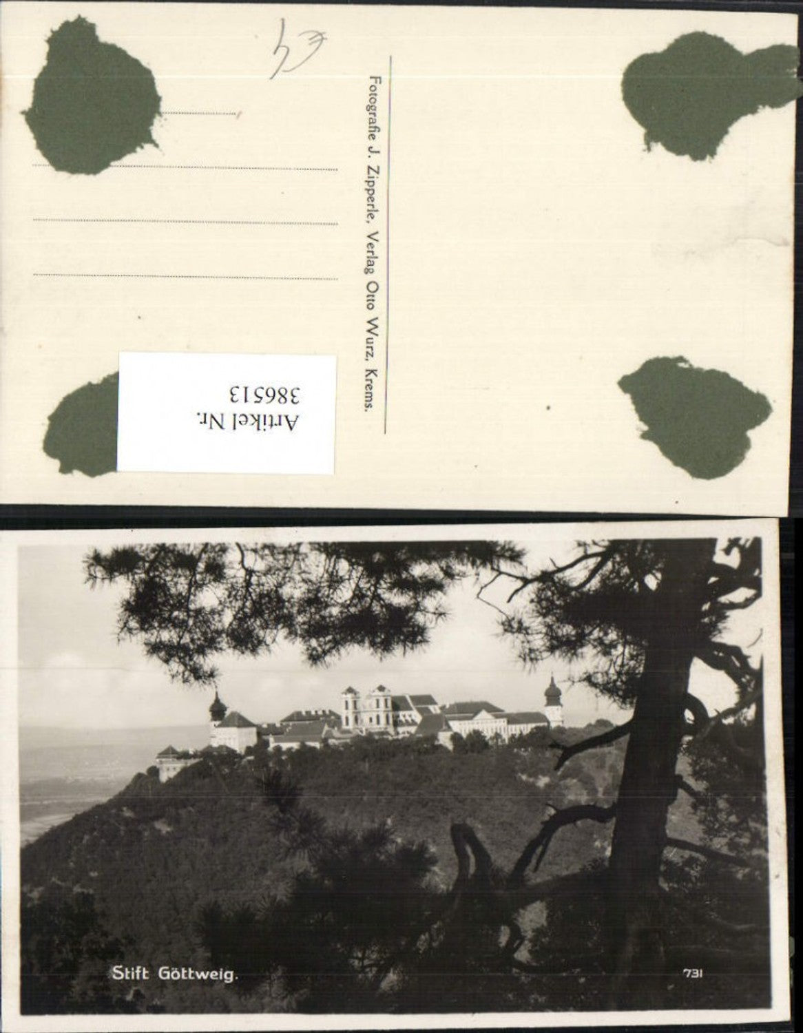 386513,Stift Göttweig b. Furth