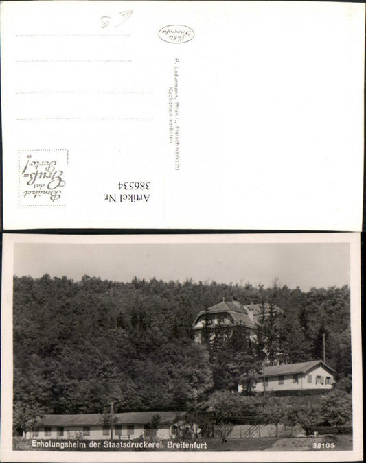 386534,Breitenfurt b. Wien Erholungsheim der Staatsdruckerei