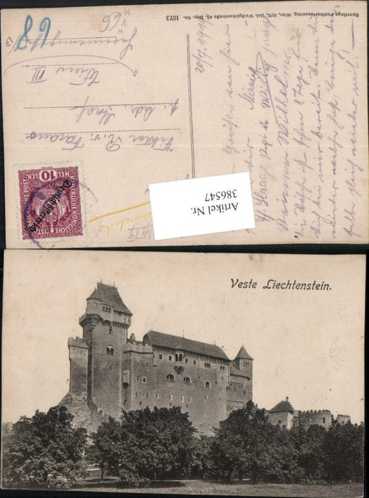 386547,Veste Burg Liechtenstein b. Maria Enzersdorf pub Sperling 1673