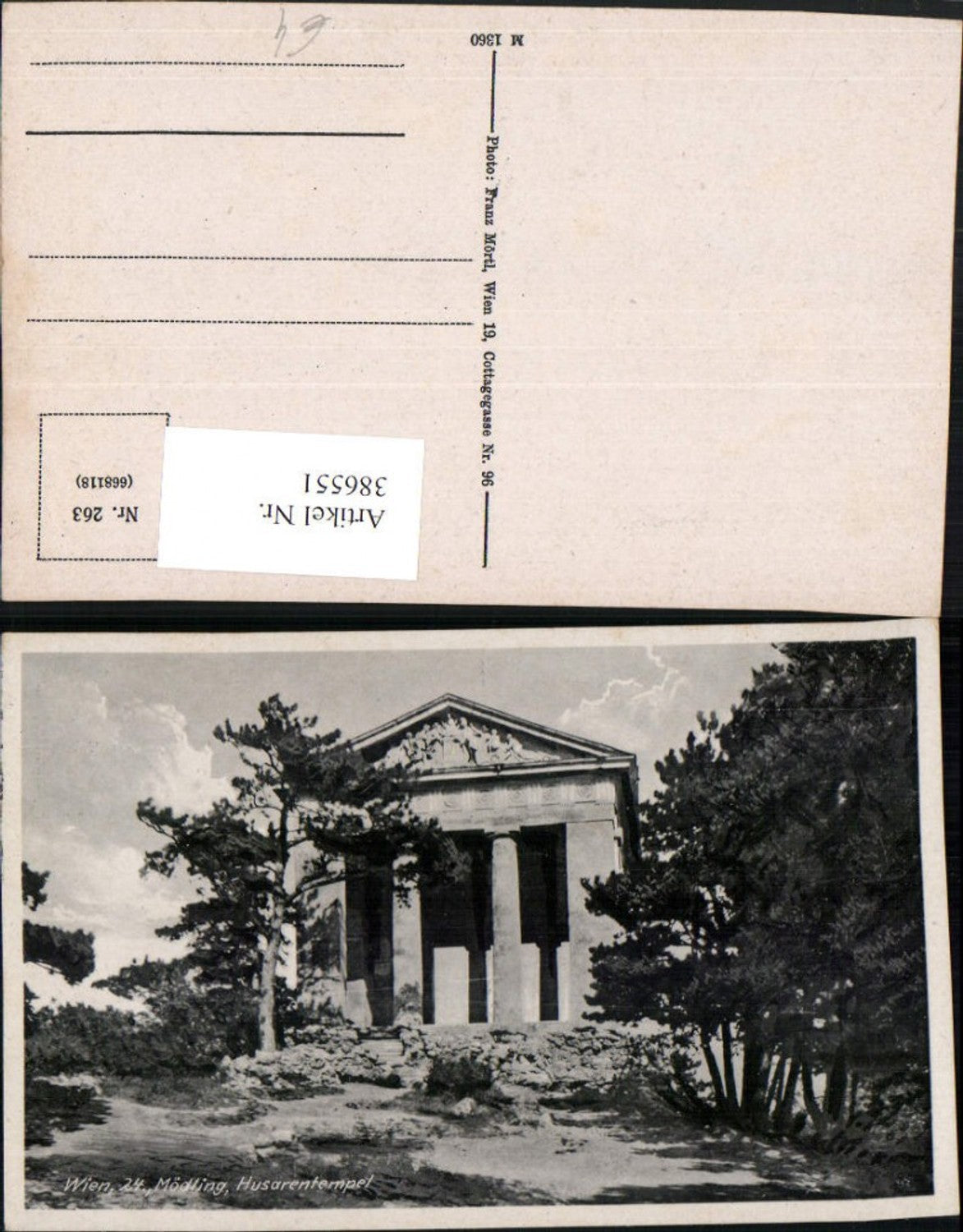 386551,Mödling Husarentempel Tempel