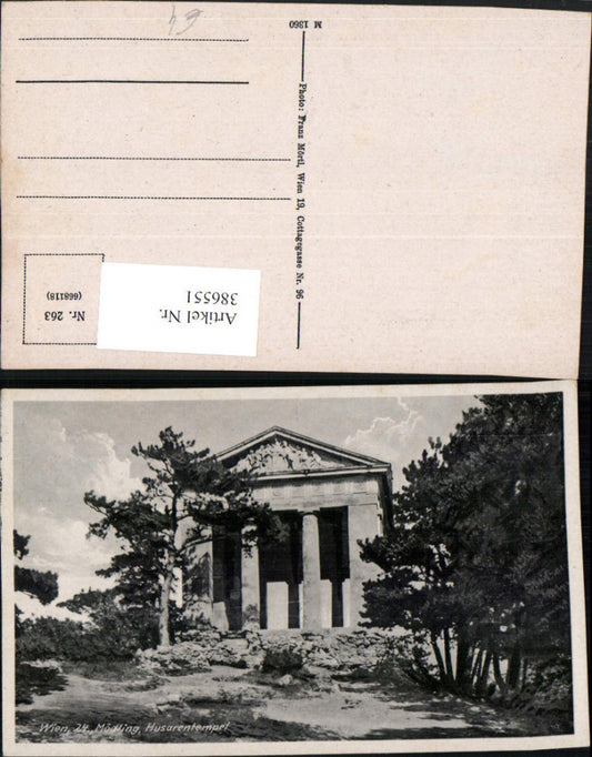386551,Mödling Husarentempel Tempel