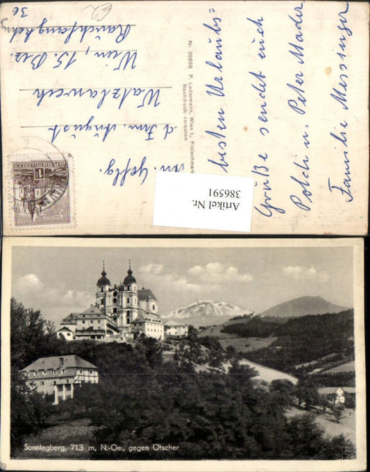 386591,Sonntagberg Basilika Kirche geg. Ötscher