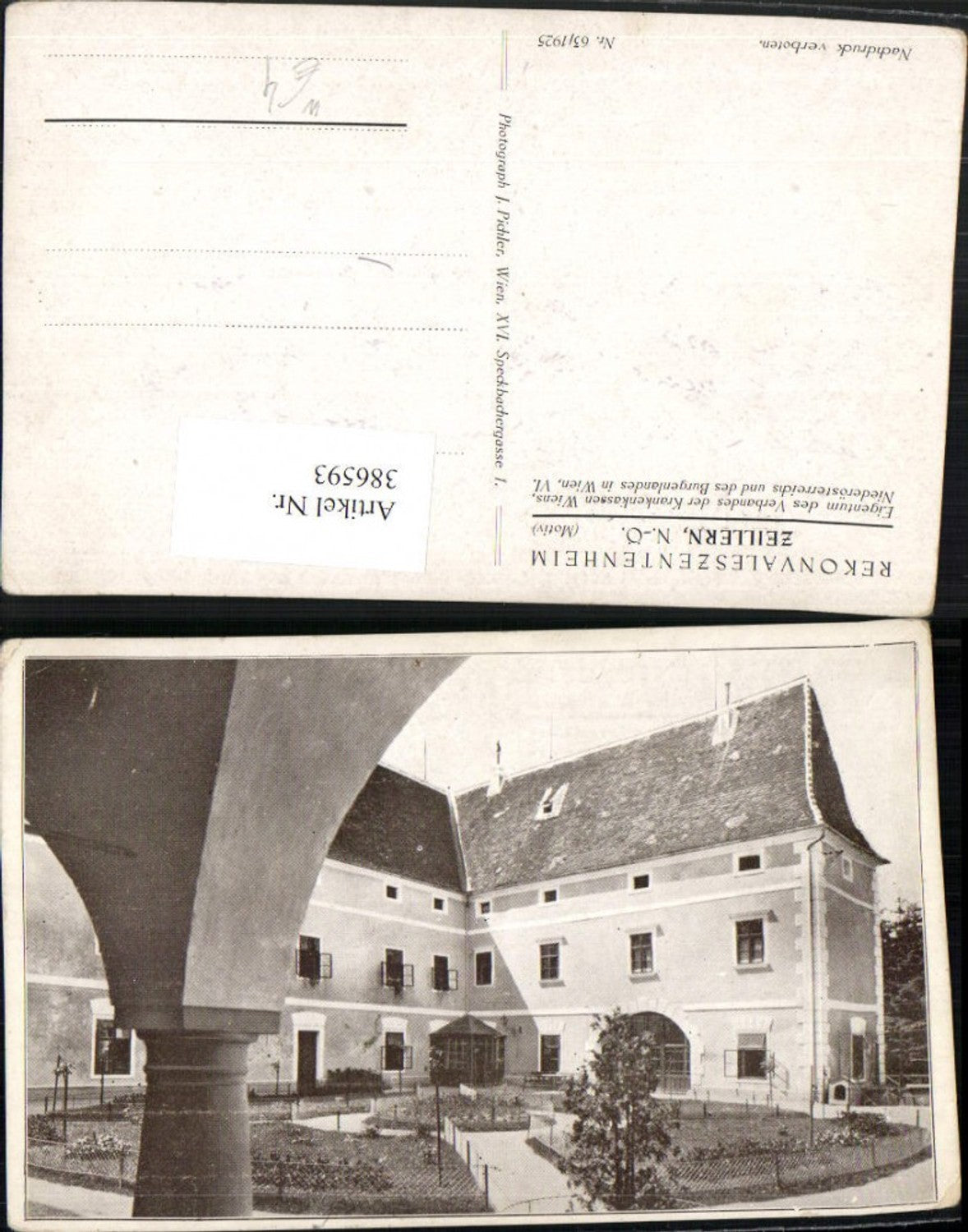 386593,Zeillern b.Amstetten Rekonvaleszentenheim Motiv
