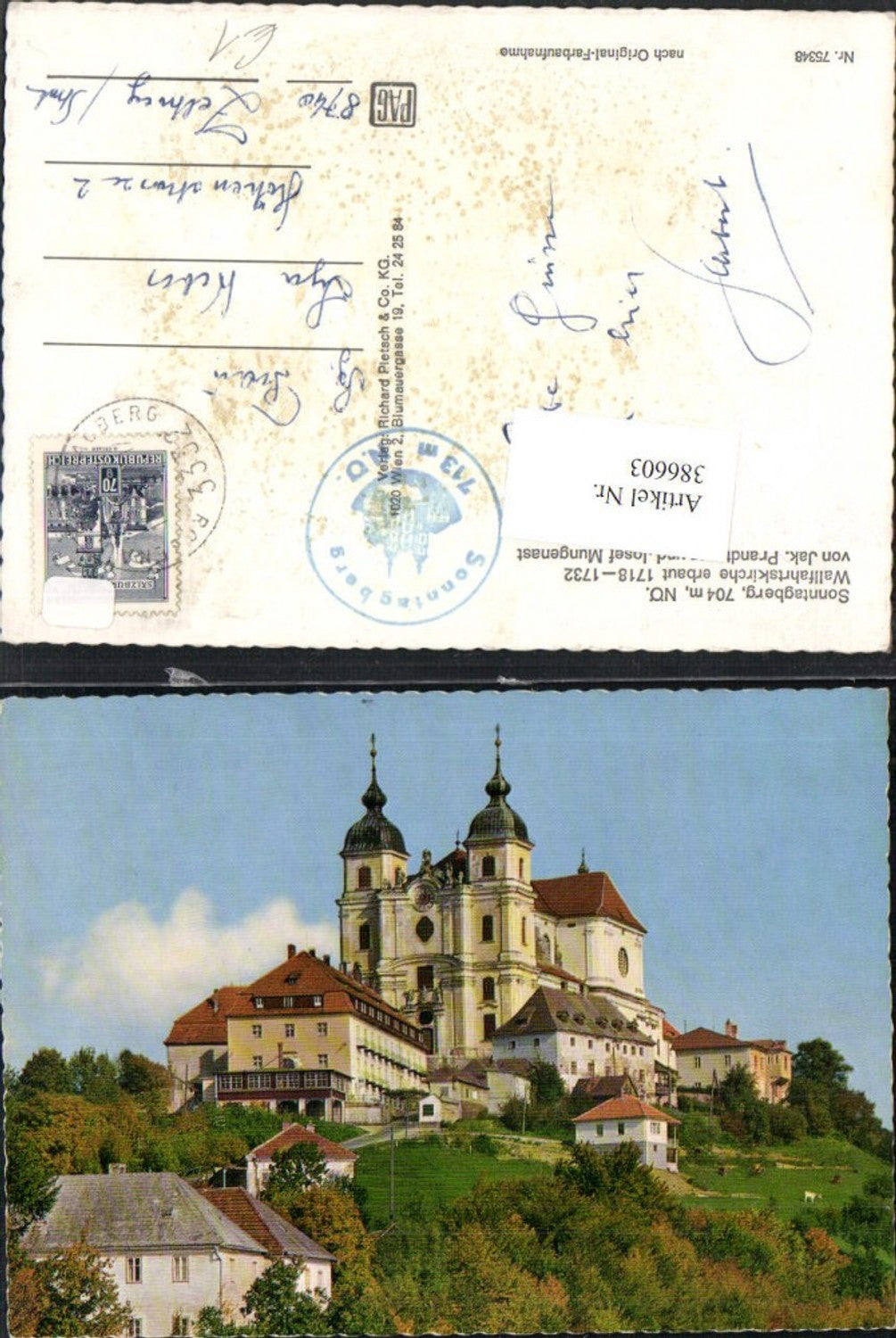 386603,Sonntagberg Wallfahrtskirche Basilika Kirche