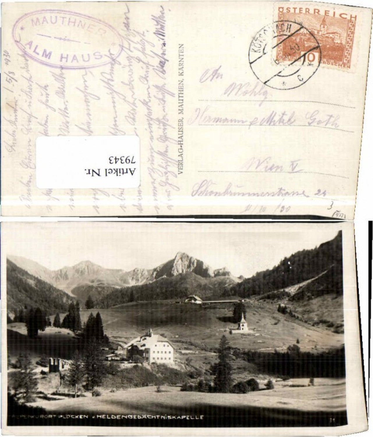 Alte Ansichtskarte – Old Postcard