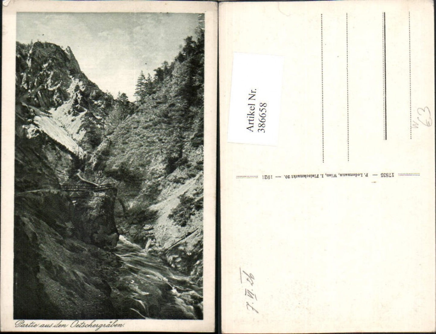 386658,Partie aus den Ötschergräben b. Mitterbach