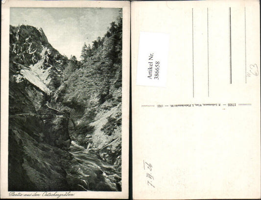 386658,Partie aus den Ötschergräben b. Mitterbach