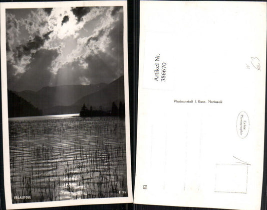 386670,Foto AK Erlaufsee See b. Mitterbach Stimmungsbild