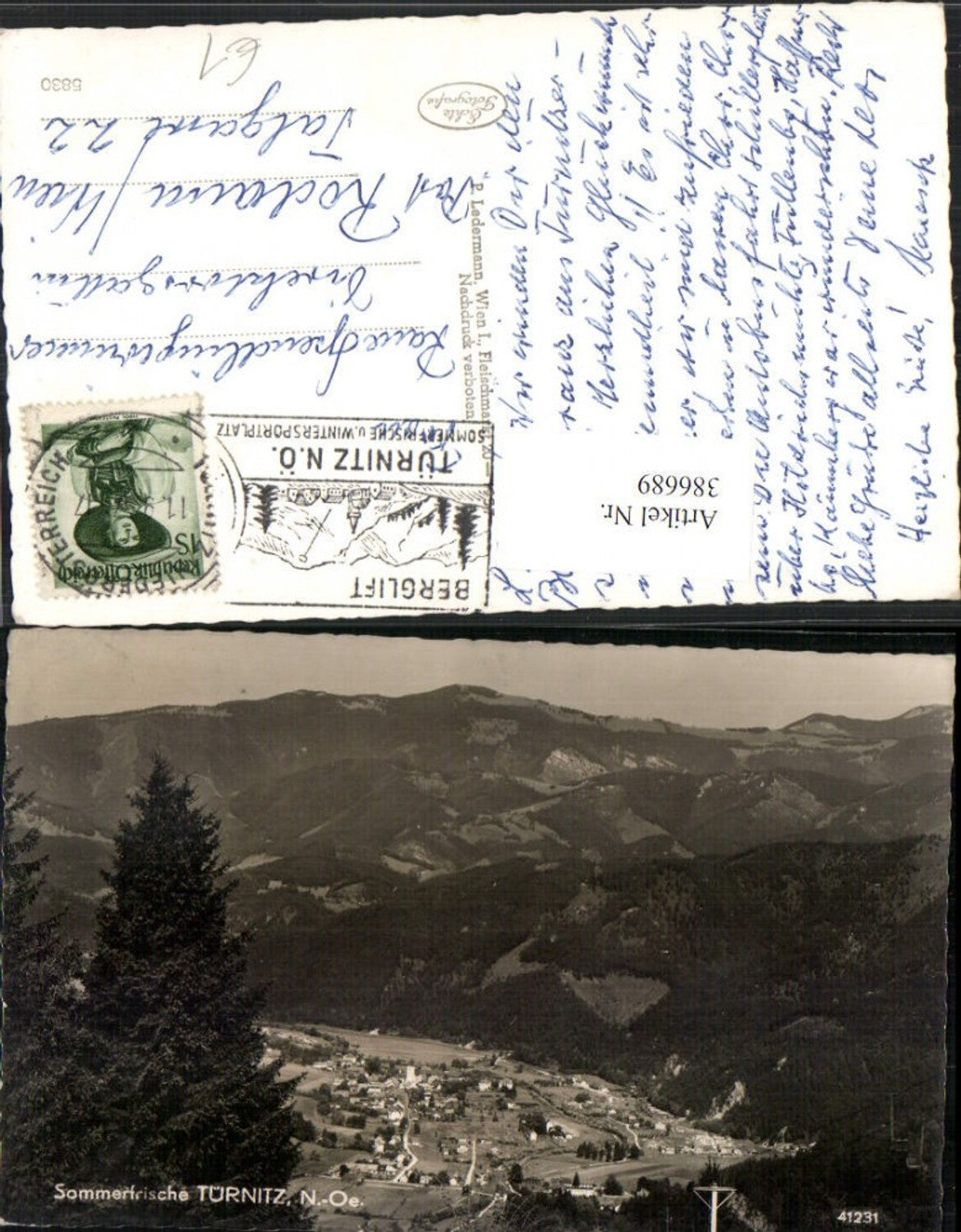 386689,Türnitz Totale Bergkulisse