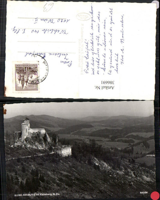 386691,Ruine Araburg b. Kaumberg