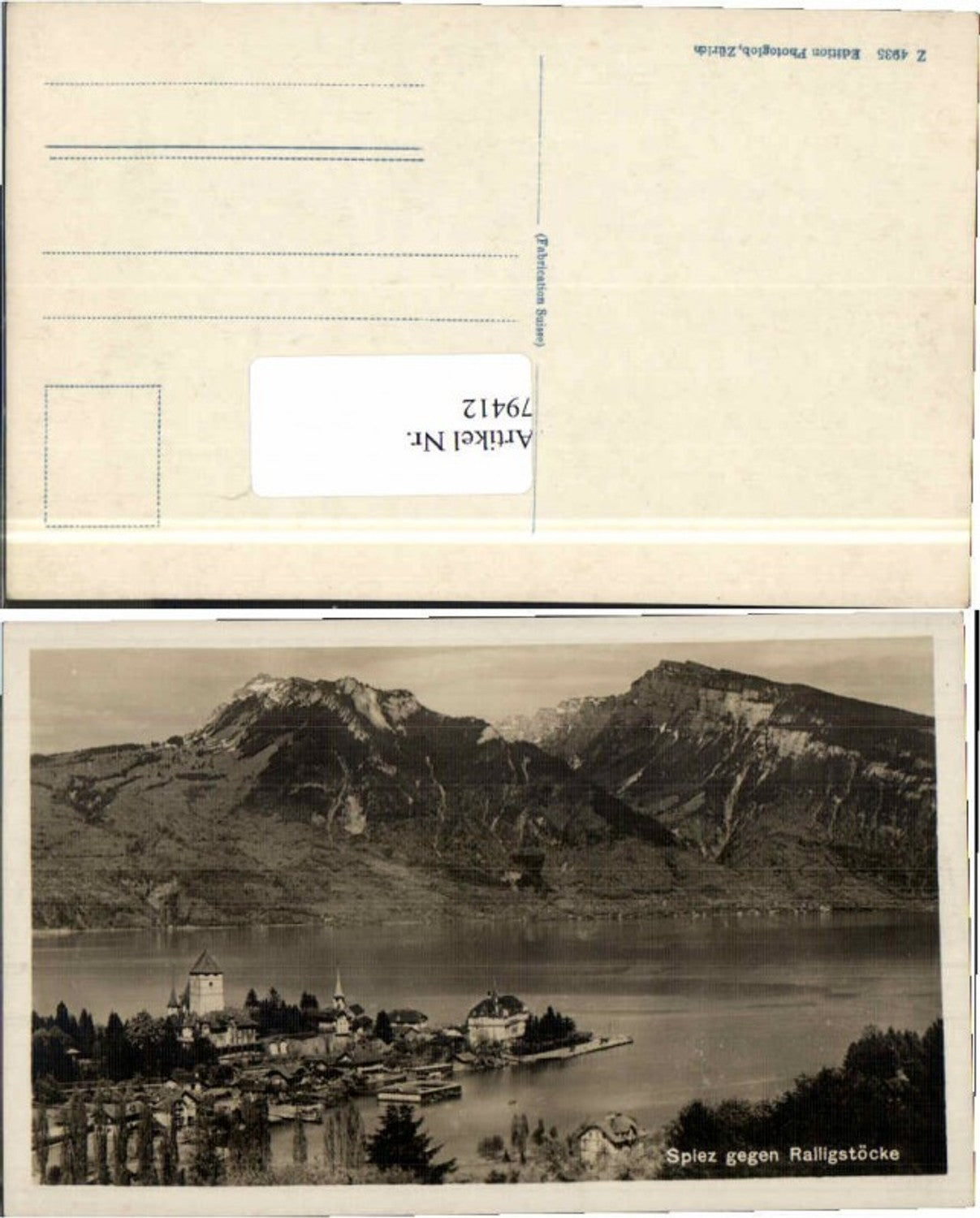 Alte Ansichtskarte – Old Postcard