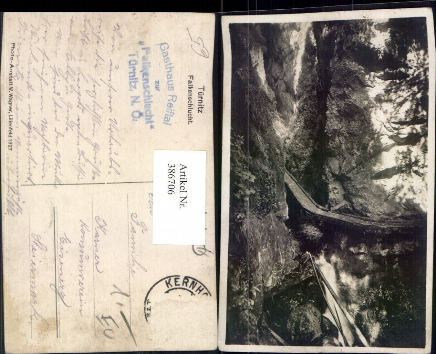 386706,Türnitz Falkenschlucht Schlucht