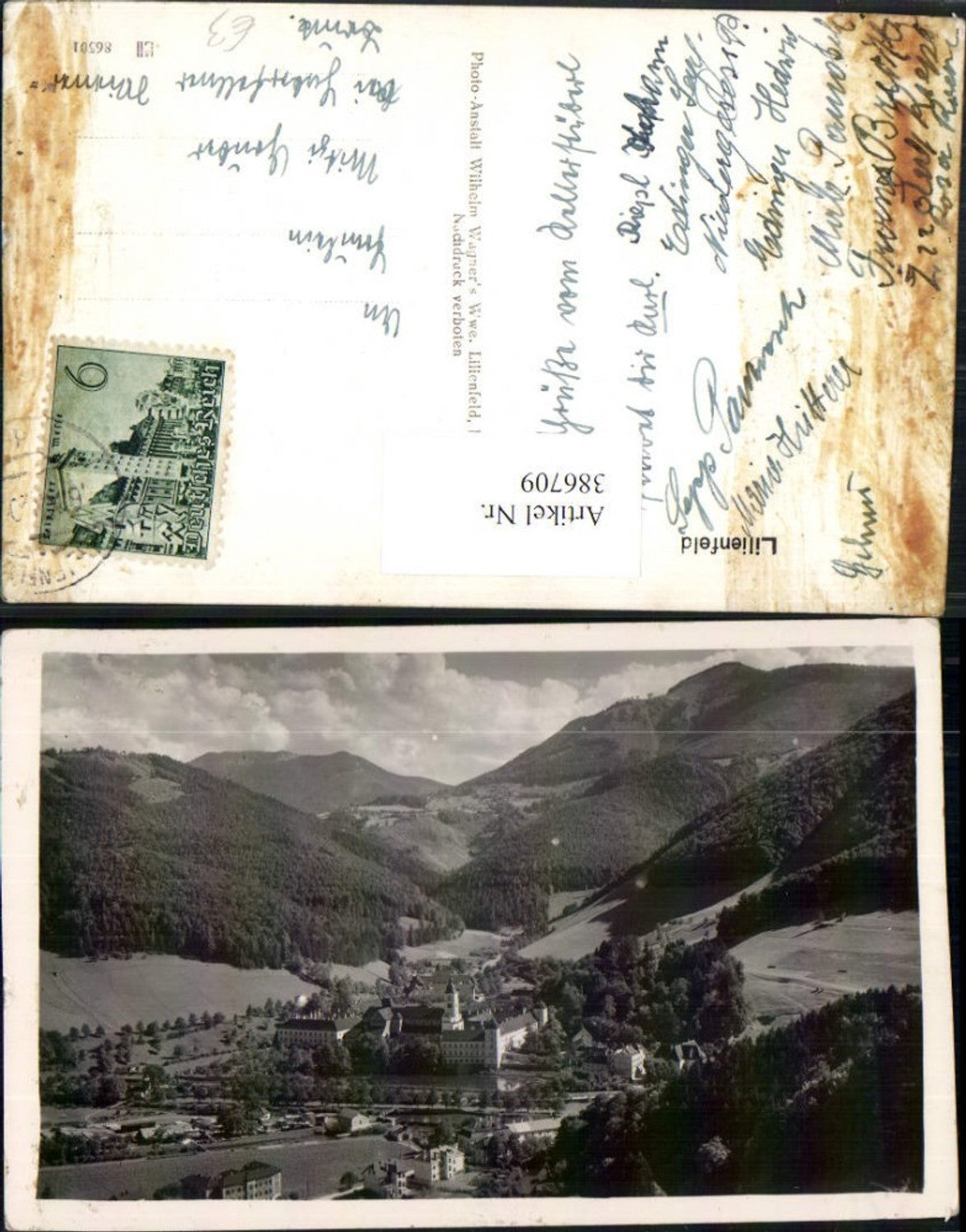 386709,Lilienfeld Stift Bergkulisse