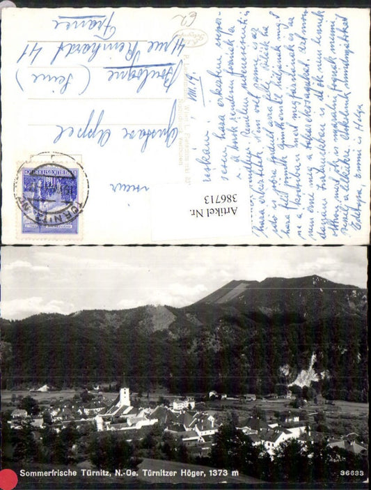 386713,Türnitz Totale m. Türnitzer Höger