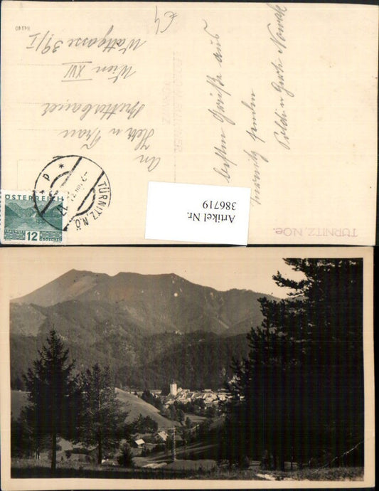 386719,Türnitz Teilansicht Bergkulisse