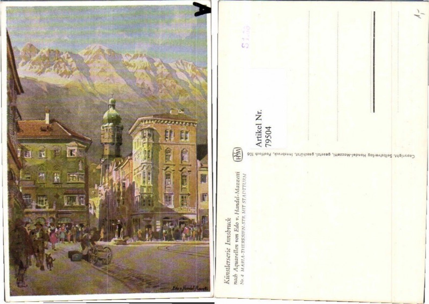 Alte Ansichtskarte – Old Postcard