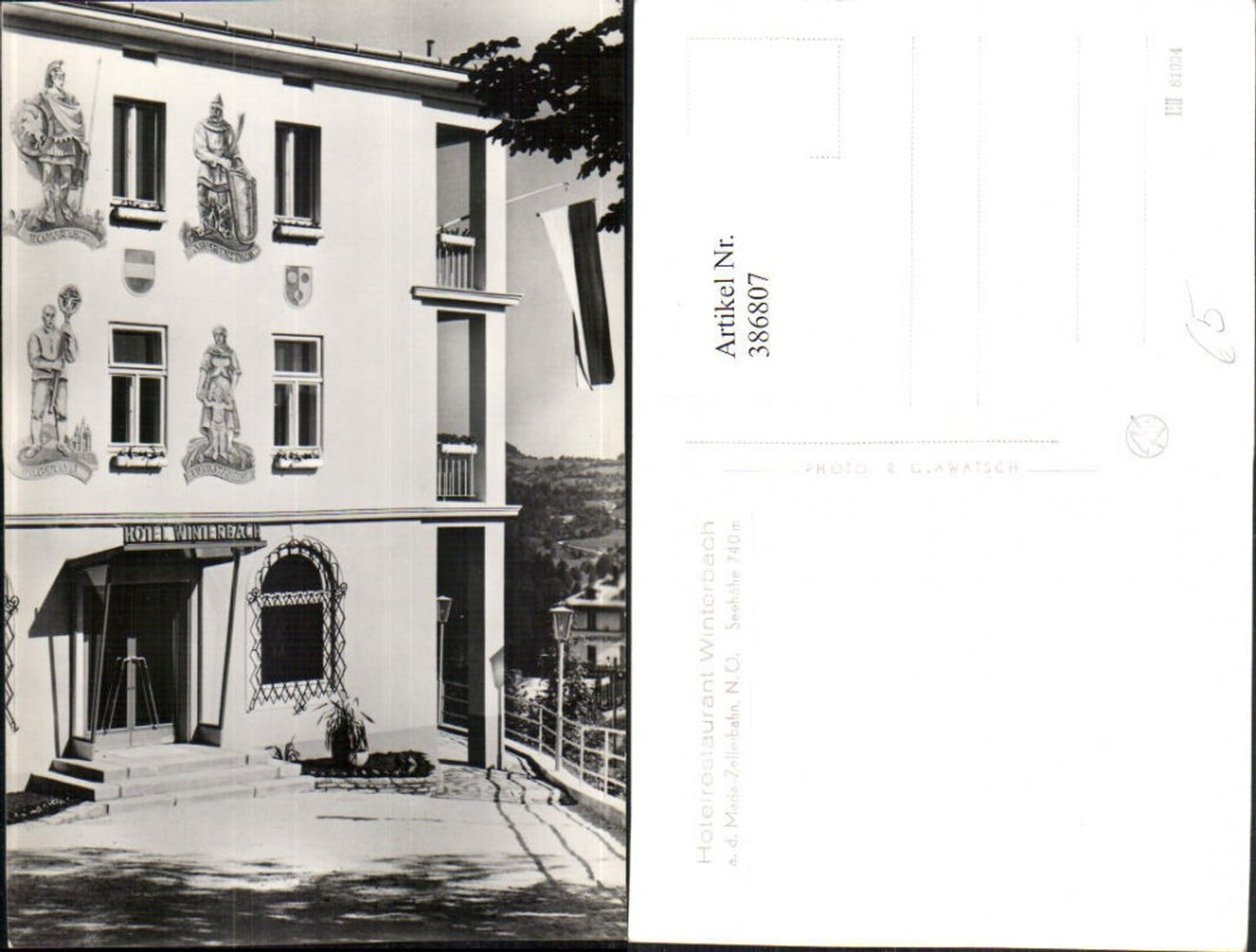 386807,St. Anton an der Jeßnitz Hotel Restaurant Winterbach an d. Mariazellerbahn