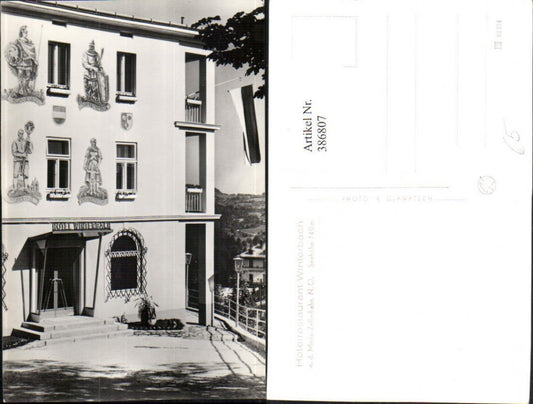 386807,St. Anton an der Jeßnitz Hotel Restaurant Winterbach an d. Mariazellerbahn