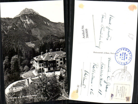 386809,Gösing an d. Mariazellerbahn Villa Bergkulisse