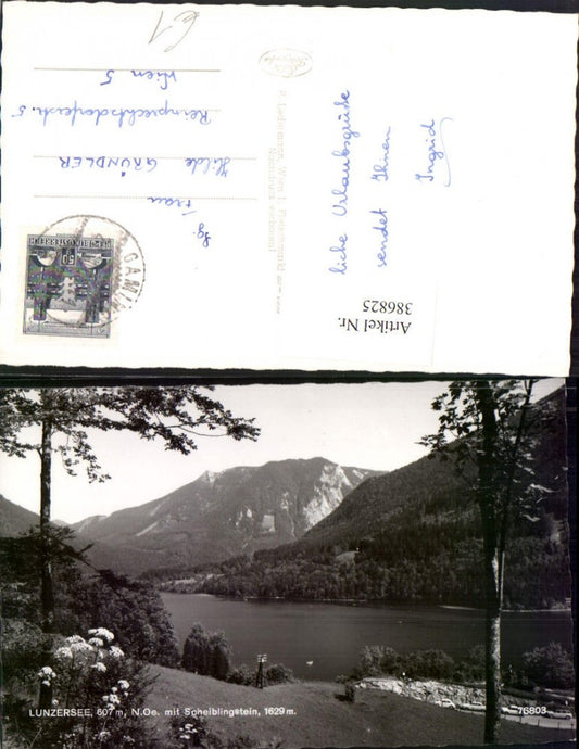386825,Lunzersee See b. Lunz m. Scheiblingstein