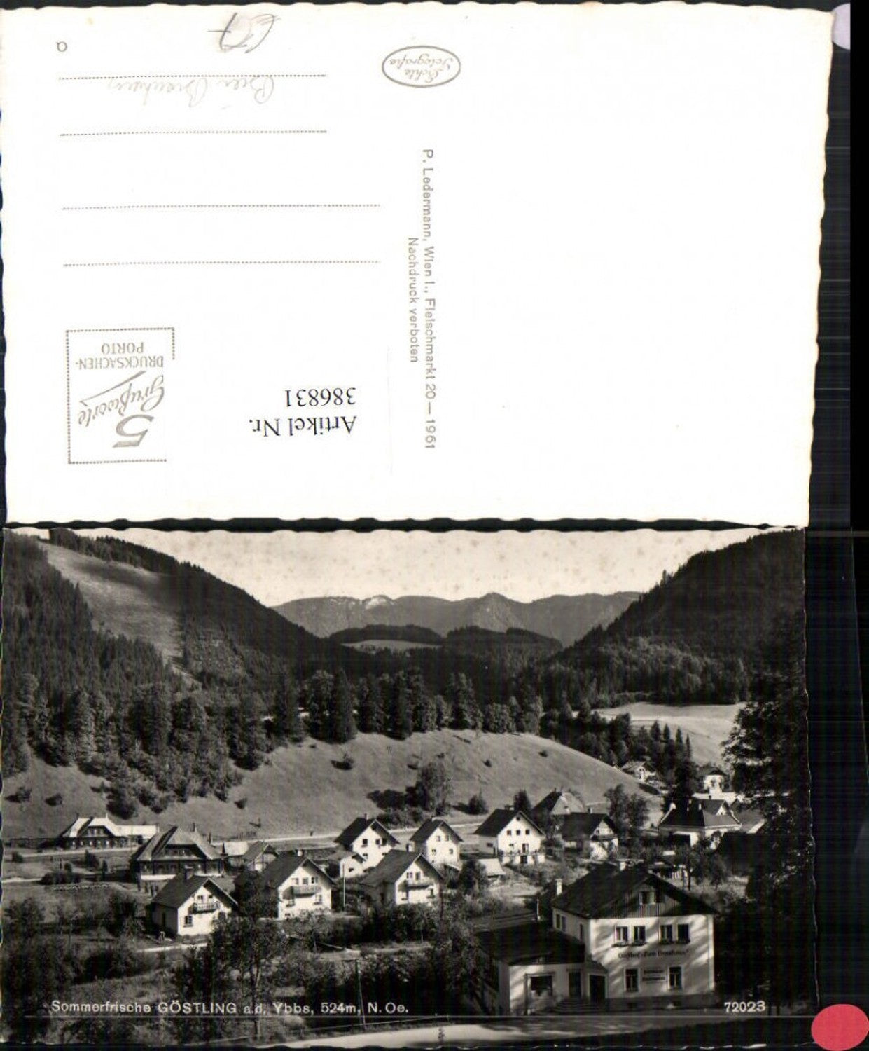 386831,Göstling an d. Ybbs Teilansicht Gasthof zum Brauhaus Bier