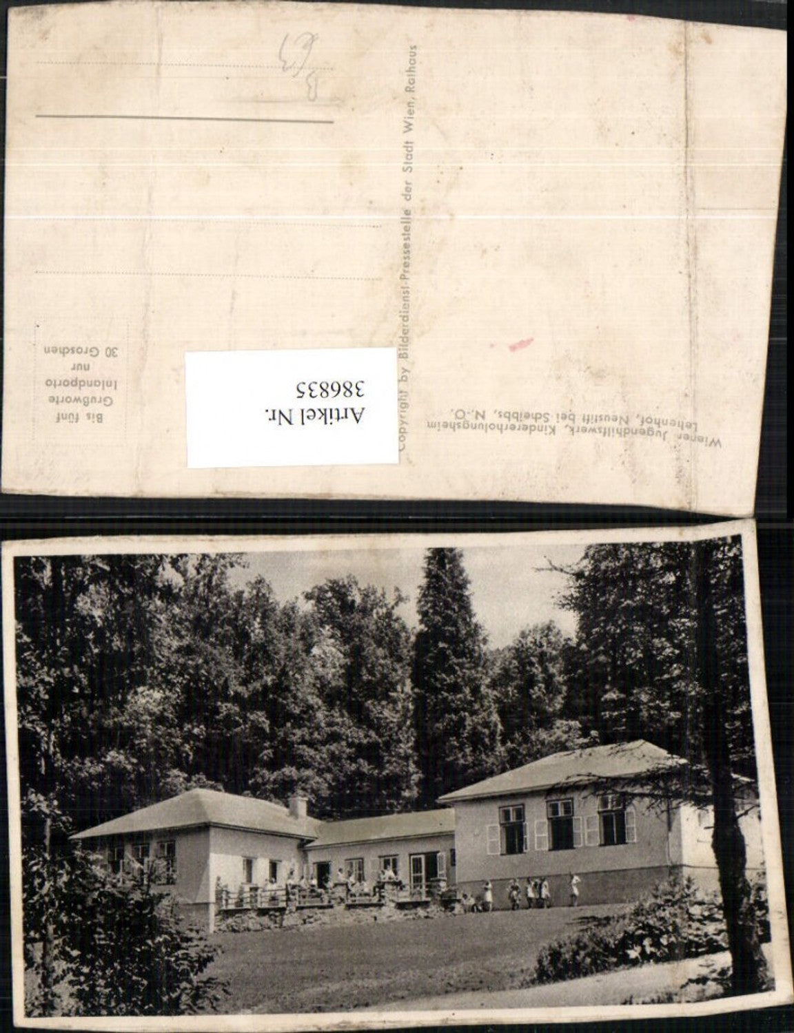 386835,Neustift b. Scheibbs Kindererholungsheim Lehenhof