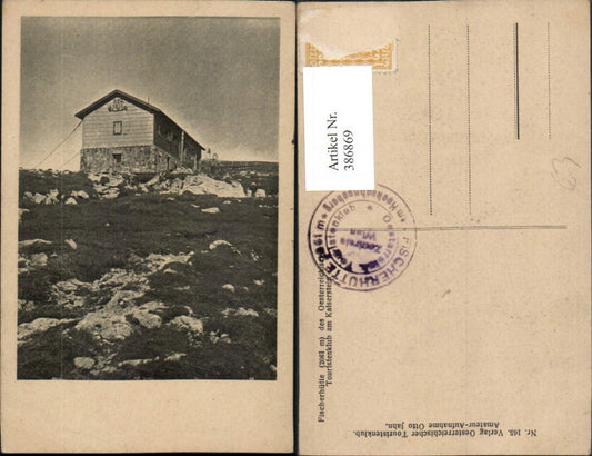 386869,Fischerhütte Berghütte am Kaiserstein b. Puchberg