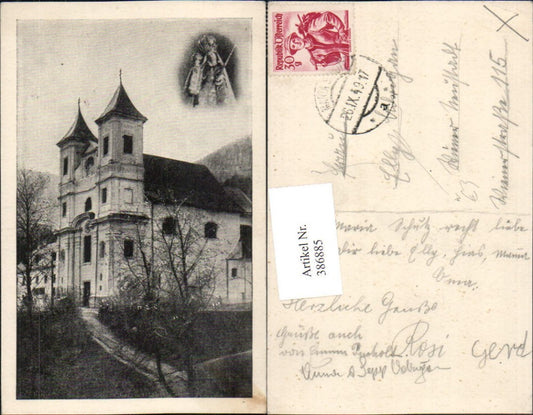 386885,Maria Schutz am Semmering Kirche Fotomontage Gnadenbild