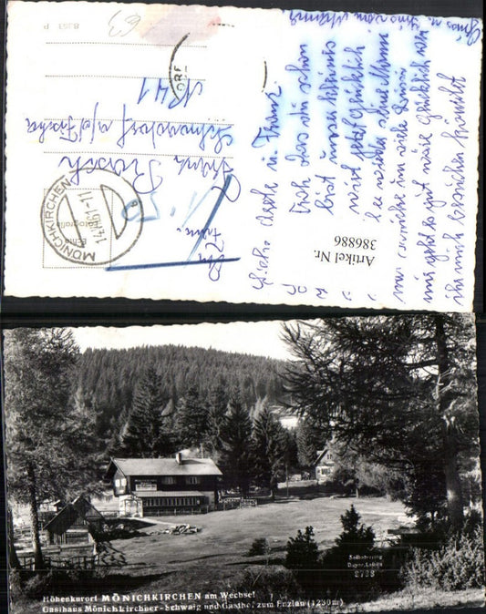 386886,Mönichkirchen am Wechsel Gasthaus Mönichkirchner-Schwaig u. Enzian