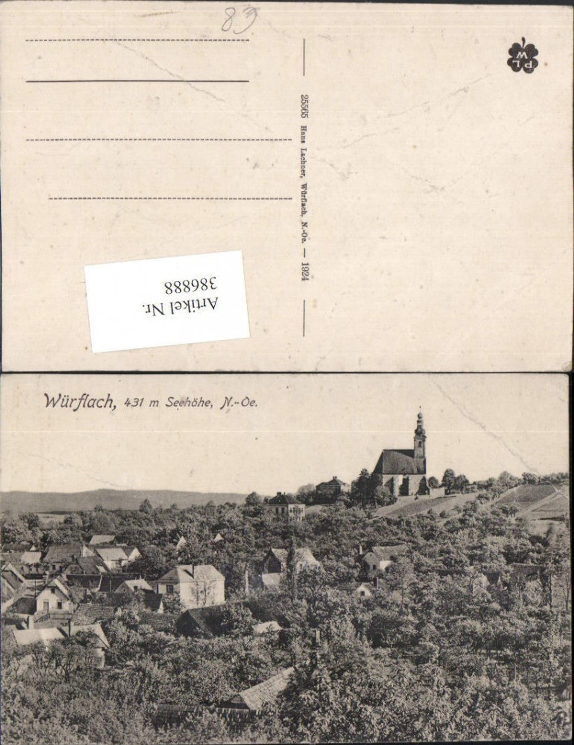 386888,Würflach Teilansicht