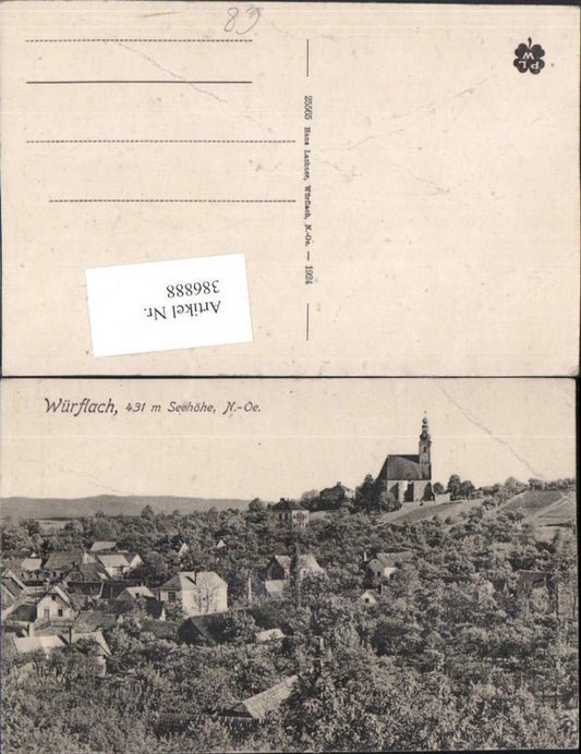386888,Würflach Teilansicht