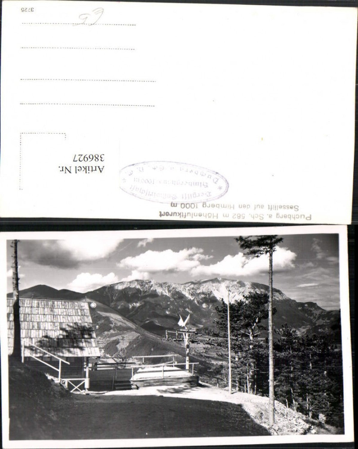 386927,Puchberg am Schneeberg Sessellift auf den Himberg Bergkulisse