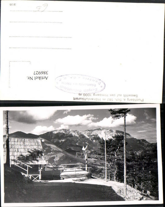 386927,Puchberg am Schneeberg Sessellift auf den Himberg Bergkulisse