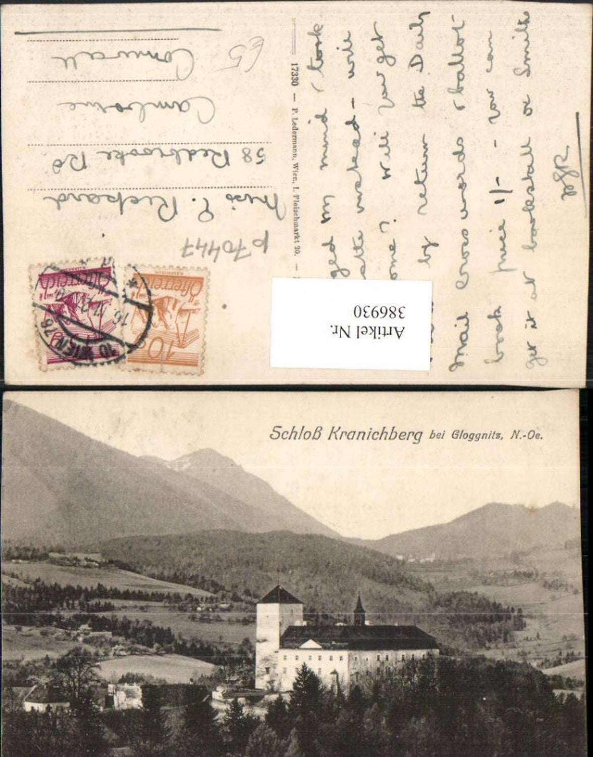 386930,Schloss Kranichberg b. Gloggnitz