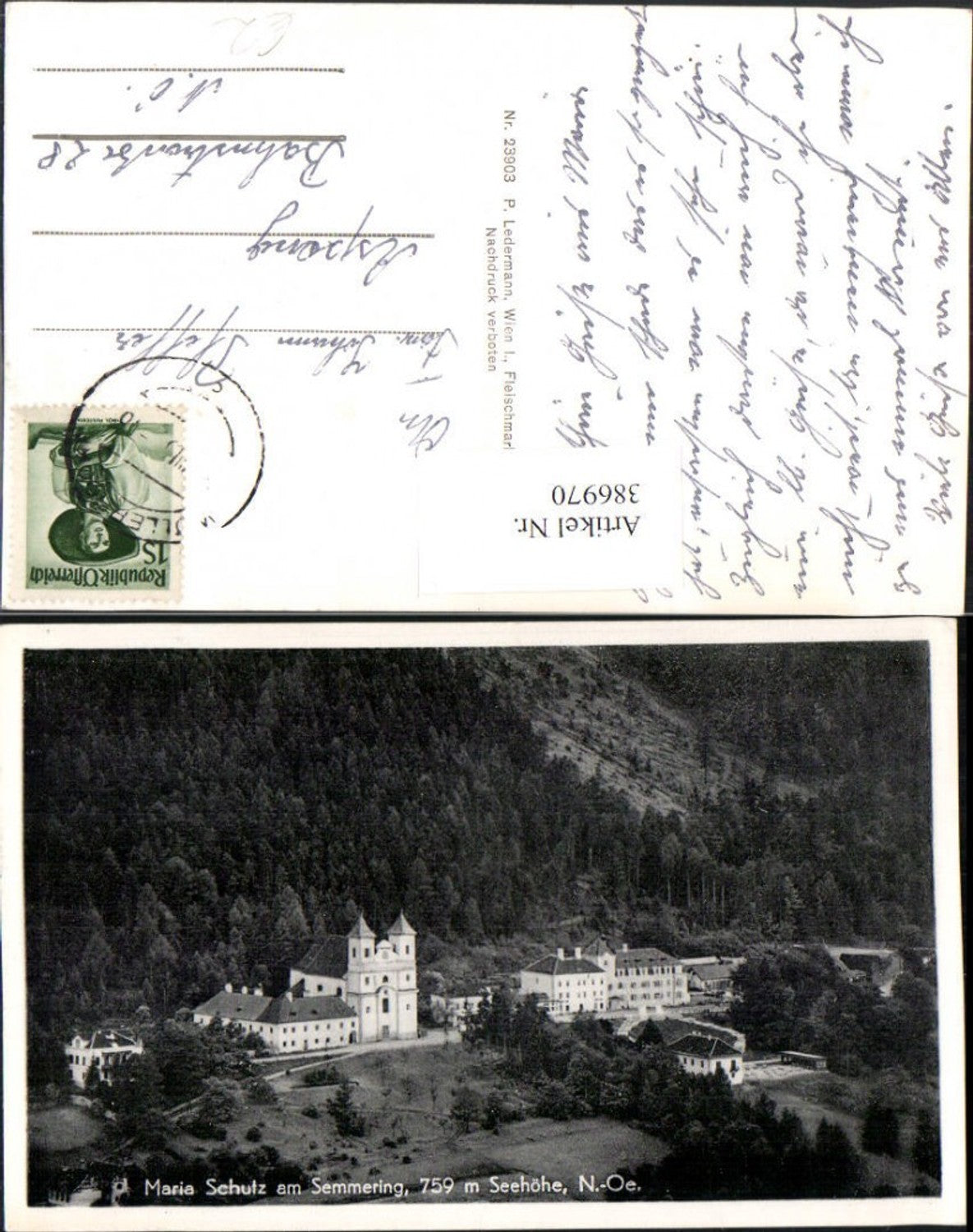 386970,Maria Schutz am Semmering Totale Kirche