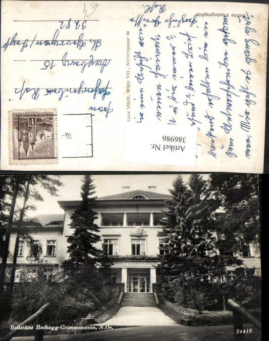 386986,Grimmenstein Heilstätte Hochegg