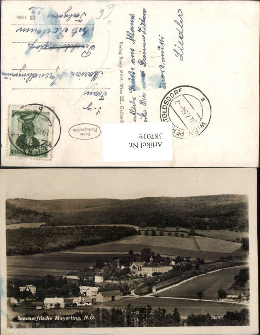 387019,Mayerling Schloss Kloster b. Alland