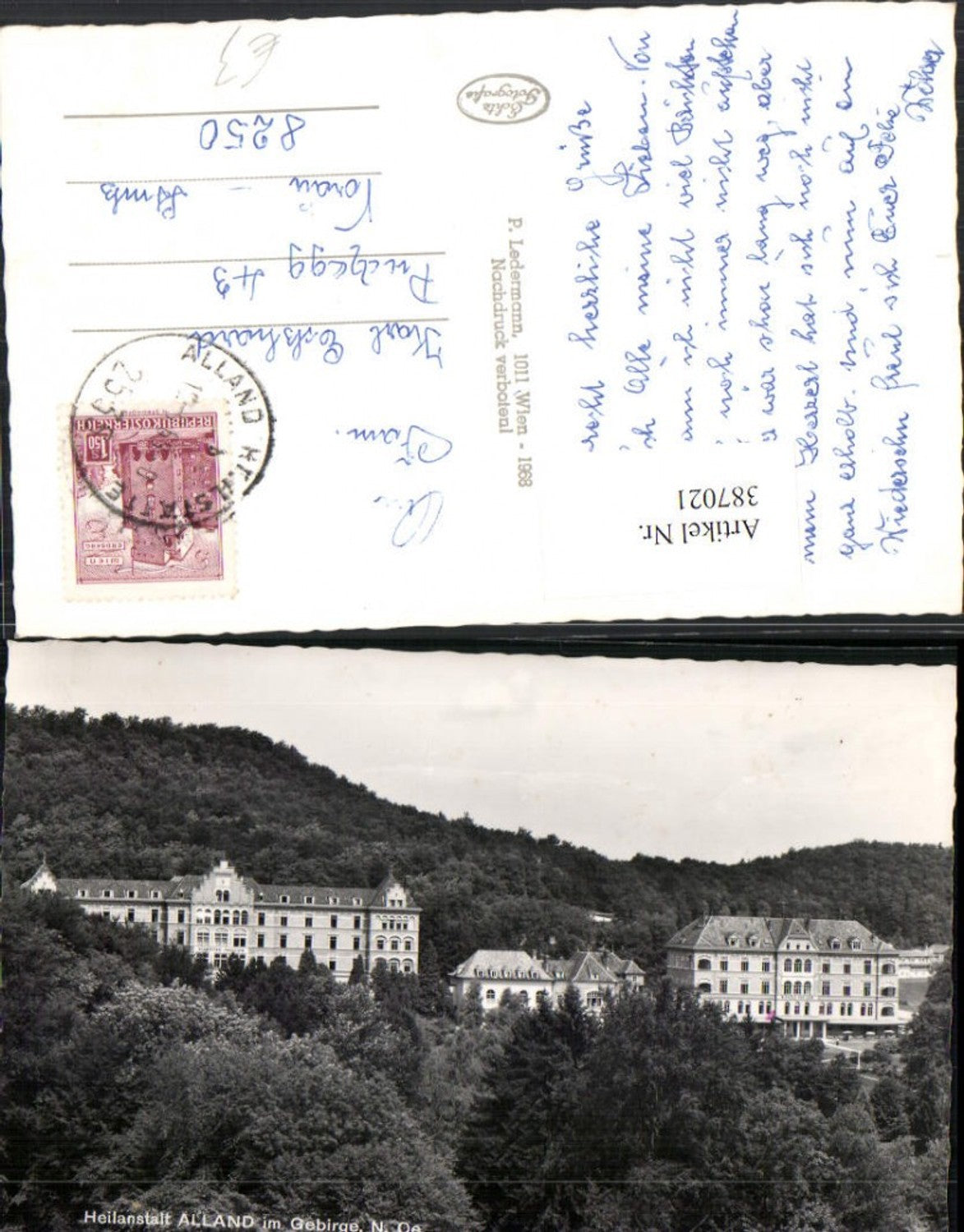 387021,Alland im Gebirge Heilanstalt