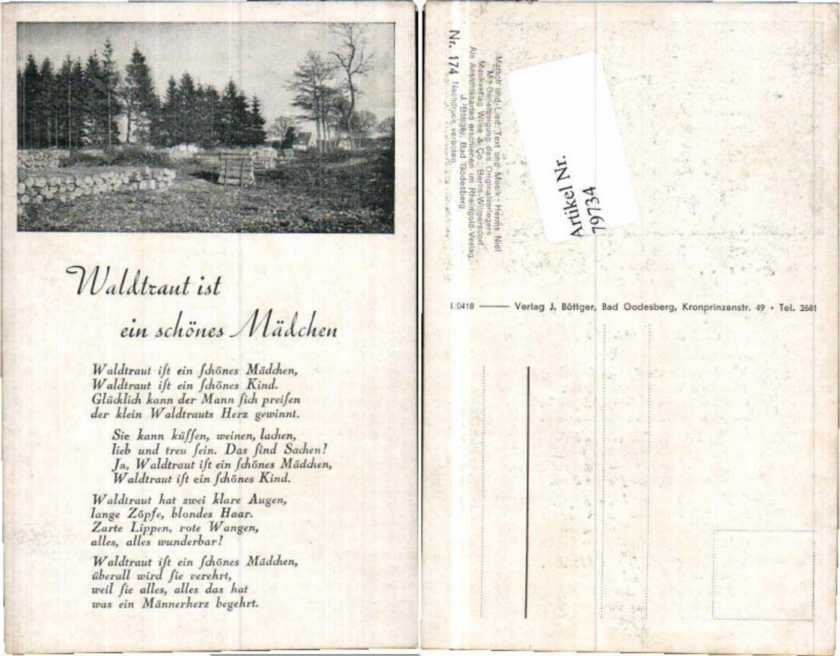 Alte Ansichtskarte – Old Postcard