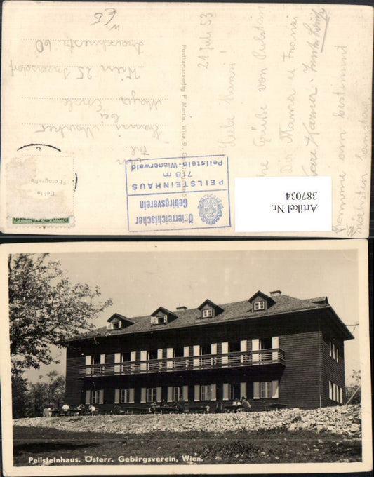 387034,Peilsteinhaus Berghütte b. Neuhaus Altenmarkt an d. Triesting
