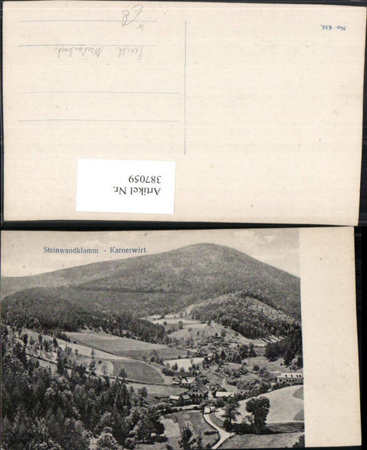 387059,Steinwandklamm Karnerwirt b. Furth Weissenbach an d. Triesting