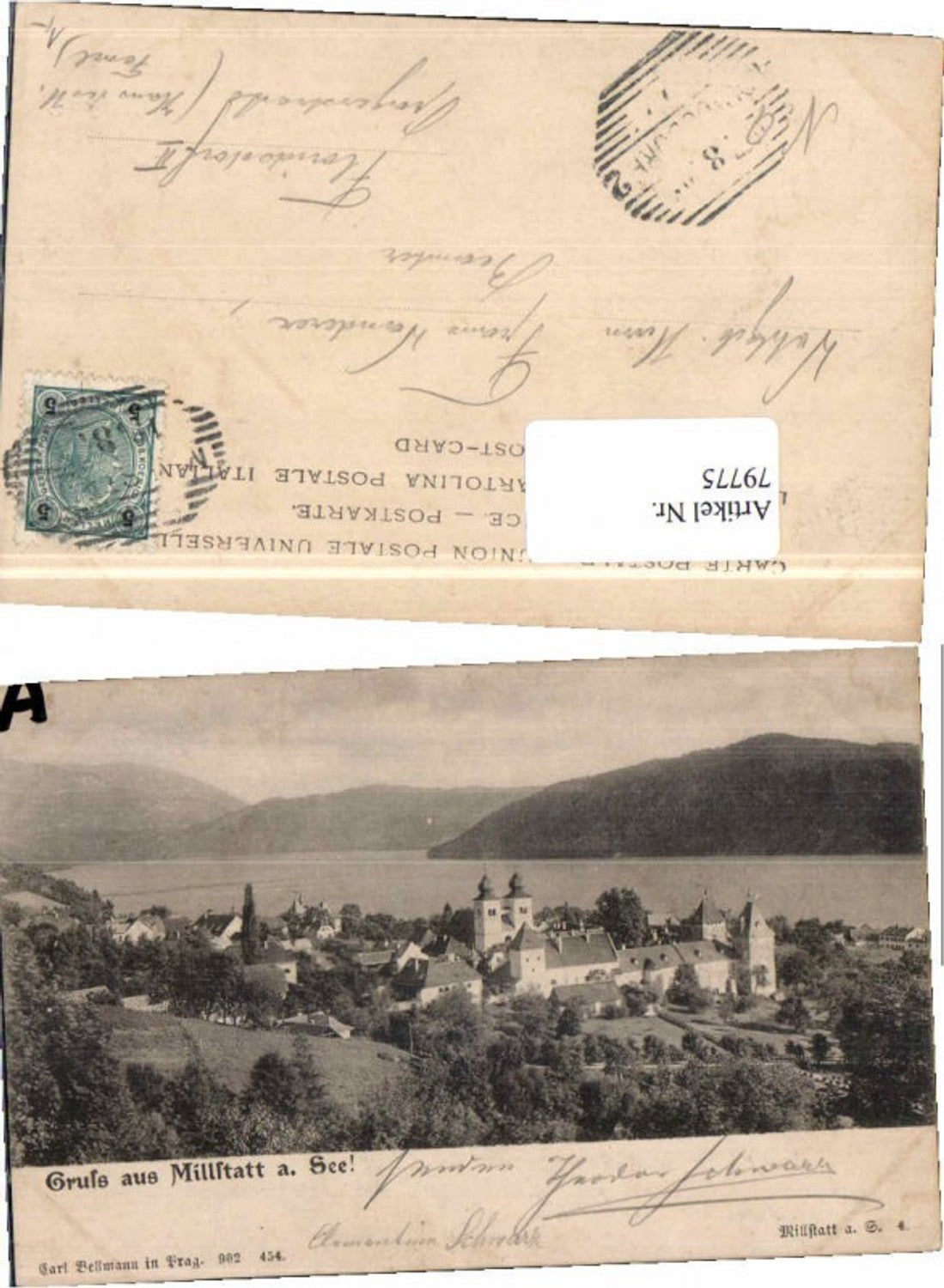 79775,Gruss aus Millstatt am Millstättersee 1900