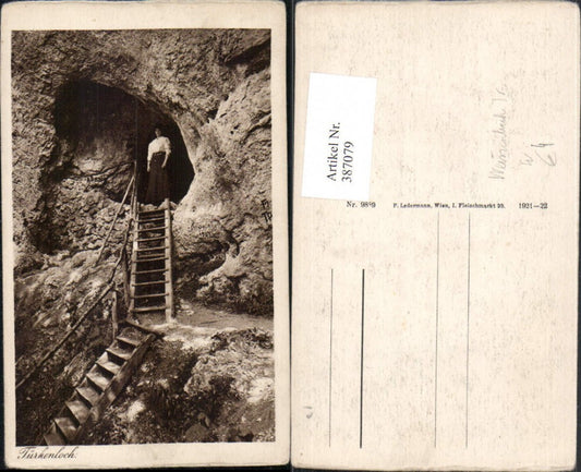387079,Türkenloch Leiter Höhle b. Weissenbach an d. Triesting