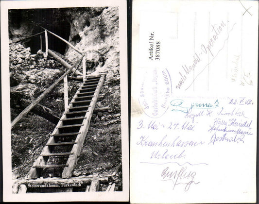 387088,Steinwandklamm Türkenloch Höhle b. Weissenbach Furth an d. Triesting