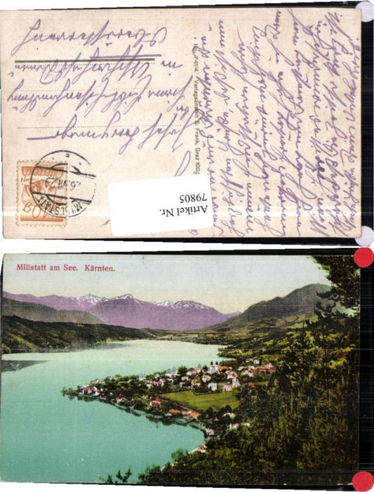 79805,Millstatt am Millstättersee COLOR 1929