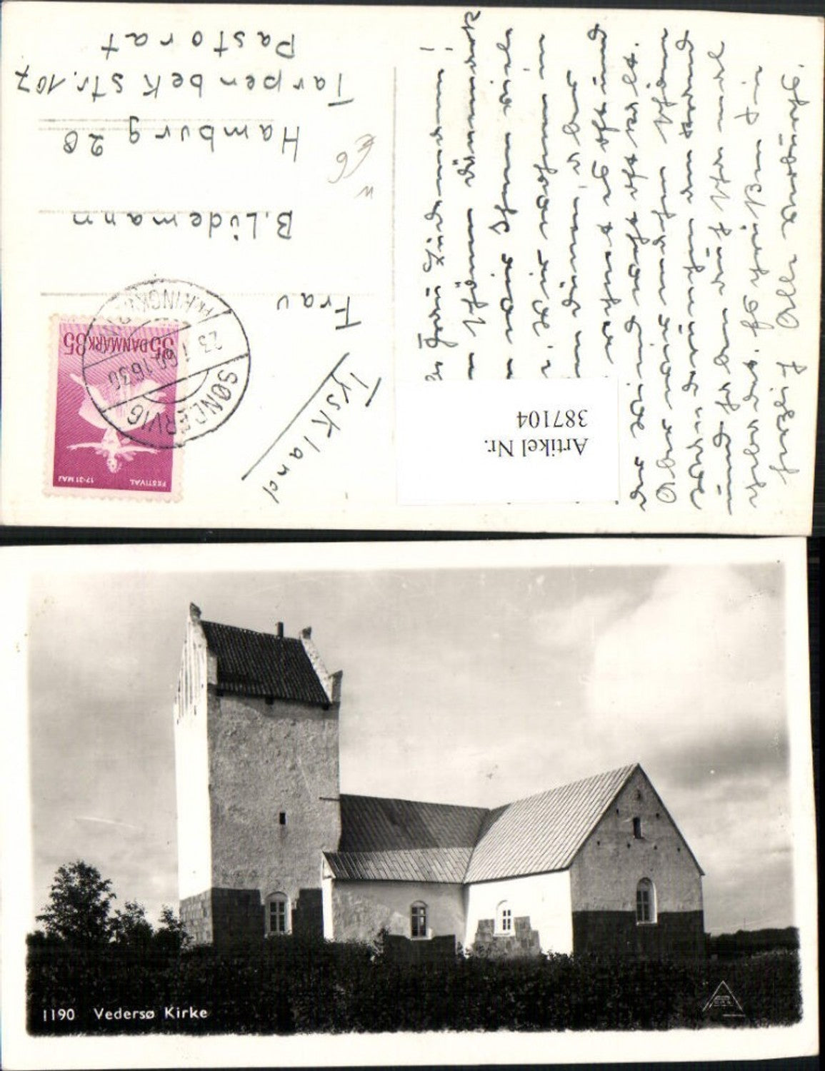 387104,Denmark Ulfborg Vederso Kirke Kirche