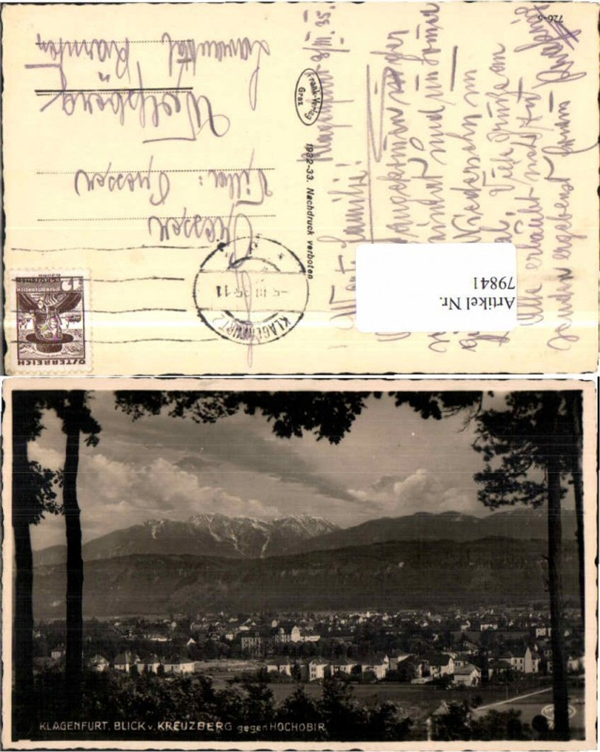 Alte Ansichtskarte – Old Postcard