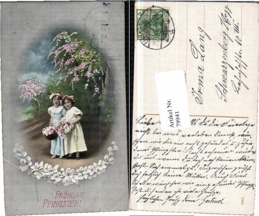 79941,Pfingsten Süsse Kinder Blumenkorb