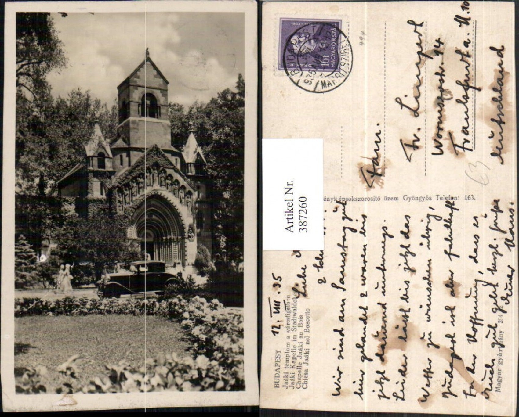 Alte Ansichtskarte – Old Postcard