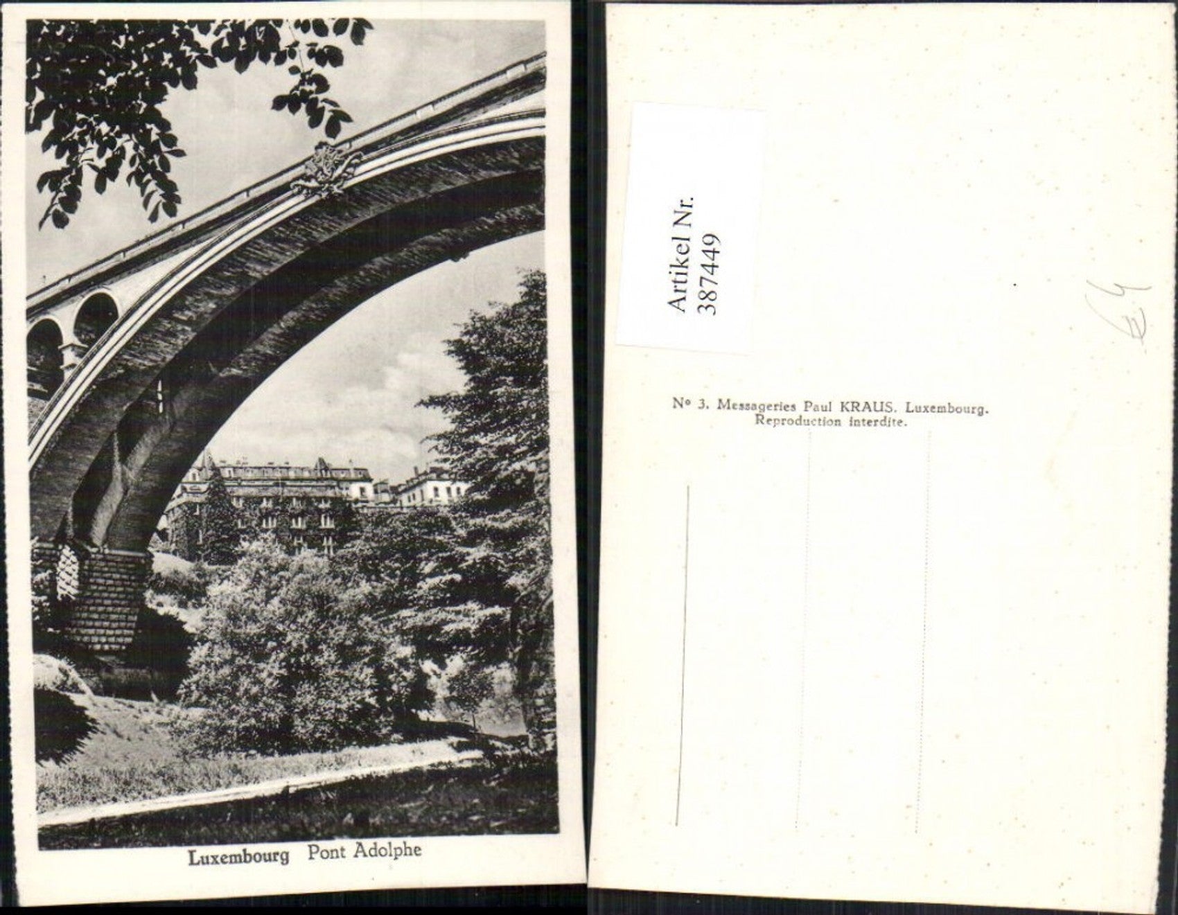 Alte Ansichtskarte – Old Postcard